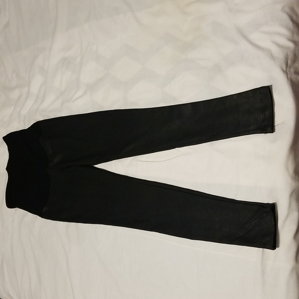David Lener Maternity Leggings Size Small Color Black - Picture 3 of 12